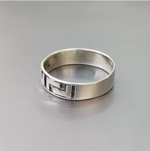 High Quality 925 Silver Unisex <b>Ring</b> 4.9g Everyday Wear or Gift Plain Design Jewelry Wholesale Supply - Product Image 2