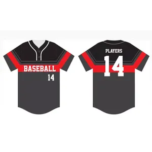 Ensemble uniforme de baseball sur mesure, grande taille, tendance, avec étiquette privée et design par sublimation, disponible dans toutes les couleurs - Product Image 2