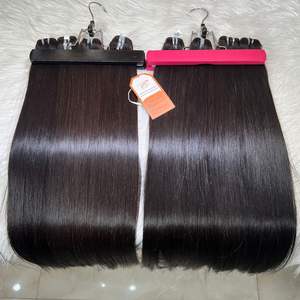 Cabello Virgen Vietnamita Crudo Más Vendido, Paquetes de Cabello Humano Liso Natural, Estilo de Cabello Liso Extremo, 100% Cabello Crudo Súper Sedoso SDD - Product Image 2