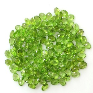 Peridoto Verde Natural, Corte Ovalado, Piedras Preciosas Sueltas, Peridoto Calibrado y Facetado para la Fabricación de Joyas, Precio al por Mayor - Product Image 4