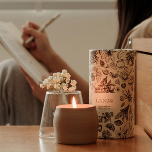 LANJO Sand Wax Candle Making <b>Kit</b>-DIY Scented Customized Scents Holiday Christmas Diwali Eco-Friendly Plant-Based Palm Wax Home - Product Image 3