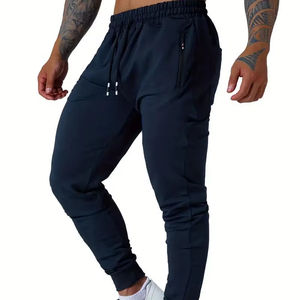 Pantalones Deportivos Blancos de Algodón 100% al por Mayor, Pantalones Deportivos de Alta Calidad para Hombre, Pantalones Deportivos con Logotipo Personalizado para Hombre - Product Image 1