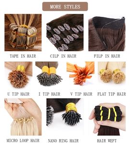 PROMO Cheveux Vietnamiens pour boucles, Extensions de cheveux 100% naturels Super Double Drawn, Paquets à pointes plates, Mèches à bandes adhésives, Non-Remy, Vente en gros - Product Image 5