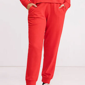 Nueva Llegada, Pantalones Deportivos de Moda para Mujer, Cómodos, Ajuste Regular, Cintura Elástica, Holgados, Gruesos, Cálidos para Invierno - Product Image 5