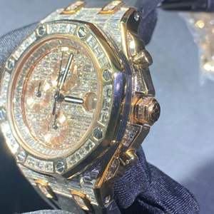 Reloj de Diamantes Incoloros Cultivados en Laboratorio de Alta Calidad, Automático, Mecánico, Estilo Ejecutivo, Oro Blanco, 20 mm, Estilo Hip Hop, con Incrustaciones de Diamantes DEF - Product Image 4