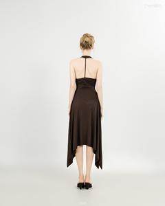 เดรสยาวเปิดหลังแบบผูกคอ คอลึก สำหรับผู้หญิง ขายส่ง รุ่น ET3638 - Product Image 6