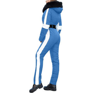 Traje de esquí elegante para mujer, talla grande, transpirable, cortavientos, impermeable, chaqueta con capucha para snowboard de invierno. - Product Image 2