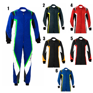 High Quality Printed Plus Size Karting Racing Suit Cardura Fabric % Polyester Windproof Flame-Retardant Quick-Dry Breathable - Product Image 1