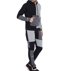 Ensembles de survêtements décontractés en molleton de coton pour hommes, grandes tailles, personnalisés, chauds et doux, avec broderie imprimée, pour l'hiver – Vente en gros - Product Image 4