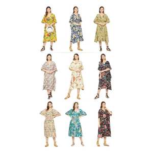 قفطان بمقاسات كبيرة - فستان أفريقي ماكسي كيمونو بأسلوب بوهيمي عصري للمناسبات غير الرسمية وحفلات الزفاف مع خيارات متعددة - Product Image 1