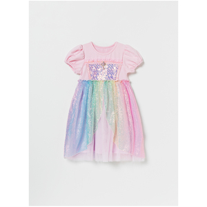 OZKIZ Korean Kids Summer Dresses Royal <b>Rainbow</b> Design for 2-6 Years Children's Fashion Wholesale - Product Image 1