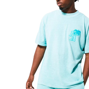 Ensemble de shorts d'été pour hommes de haute qualité, vêtements décontractés en coton respirant et ensemble de shorts imprimés 2 pièces pour hommes - Product Image 5