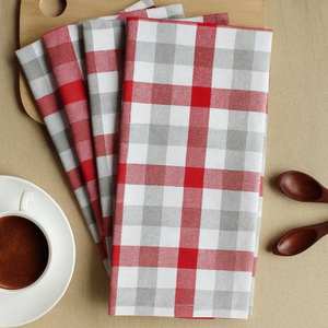 Serviettes de cuisine en coton pur de qualité supérieure avec impression personnalisée et emballage à marque privée - Product Image 2