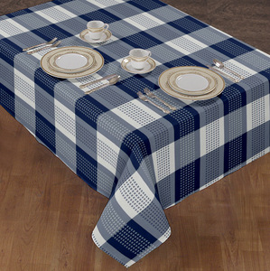 Nappe à carreaux Sai Impex 100% coton, motif à carreaux orange et jaune, teint en fil, durable, anti-décoloration, lavable, pour la cuisine - Product Image 5