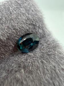 Zafiro TEAL Natural, Corte Ovalado, Azul Verde, 1.15CT, Ceilán, Sri Lanka, para Joyería, con Juego de Color - Product Image 2