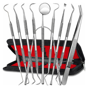 Kit de Instrumentos para Examen Dental, Juego de Herramientas de Diagnóstico Manual de Acero Inoxidable para Terapia Oral - Product Image 1