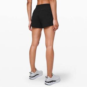 Pantalones Cortos Deportivos de Color Sólido para Hombre, con Cintura Elástica, de Secado Rápido, de Poliéster Tejido, de Longitud Media - Product Image 1