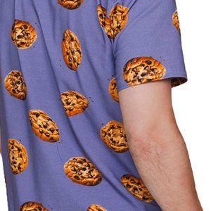 Ensemble 2 pièces short et t-shirt en polyester à séchage rapide, imprimé numérique par sublimation intégrale, style décontracté pour l'été - Product Image 6