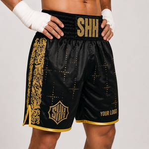 Professional MMA Fight Shorts <b>Men</b> Athletic Training Shorts Polyester Spandex Quick Dry MMA <b>Trunks</b> for Boxing Wrestling Gym - Product Image 3