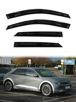 Pare-soleil et pare-pluie GCS HY1026 pour Hyundai Ioniq 5 électrique 2022 et après, avec adhésif 3M, protection et décoration de voiture en acrylique