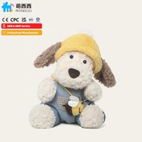 Animaux en peluche personnalisables en gros : chiot, canard, paresseux rond, hibou, avec mécanisme, jouets en peluche sur mesure