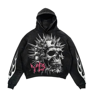 Top Quality Custom Oversized Screen Printing <b>Tracksuit</b> Heavy Wait 100% Cotton Fleece Pullover OEM Service <b>Tracksuit</b> For Unisex - Product Image 3
