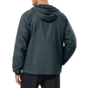 Men's Windbreaker <b>Jacket</b> With Zipper Lightweight Hooded <b>Waterproof</b> Casual Outdoor Hiking Wear Cheap Price Men Windbreaker <b>Jacket</b> - Product Image 2