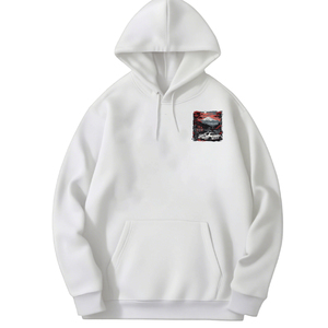 SELF INDUSTRIES Printed 100% Cotton <b>Womens</b> Hooded <b>Sweatshirts</b> Soft Casual Custom Pullover Embossed Embroidered Pockets Front - Product Image 1