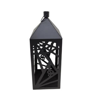 <b>Lantern</b> In Matt Black Powder Coated Iron Metal <b>Lantern</b> Handmade Customized for Home Decor for Christmas Easter New Arrival - Product Image 4