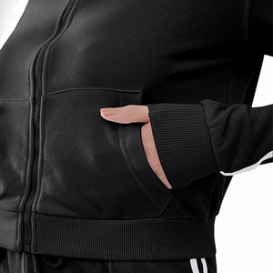 Conjunto de 2 Piezas para Mujer con Logotipo Personalizado, Top Raglán de Manga Larga y Pantalones Ajustados de Jersey de Algodón para Verano - Product Image 2
