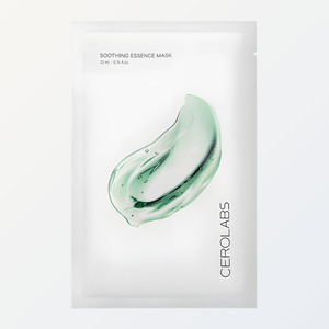 Produits de soin coréens CEROLABS K-Beauty Masque apaisant à l'acide hyaluronique fabriqué en Corée pour le visage - Product Image 1