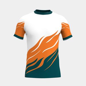 Wholesale Short Sleeve Anti-UV Rash Guard Men Moisture Wicking <b>Compression</b> <b>Shirt</b> Gym Running Fitness Top Polyester/Spandex - Product Image 1