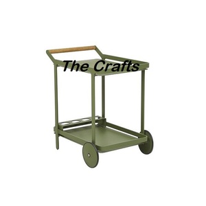 Metal And Glass Serving <b>Trolley</b> Bestest Design Food Serving Cart <b>Trolley</b> With Two Tier Rectangular Shape Hotelware Food <b>Trolley</b> - Product Image 2