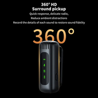 Microphone sans fil professionnel 48 kHz 16 bits Hi-Fi avec suppression du bruit, mini-clip, type C, pour enregistrement vidéo et diffusion en direct