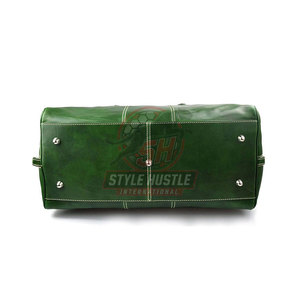 Servicio OEM, Precio al por Mayor, Bolsa de Viaje de Cuero de Color Personalizado, Nuevo Diseño, Bolsas de Viaje de Cuero de Color Sólido - Product Image 3