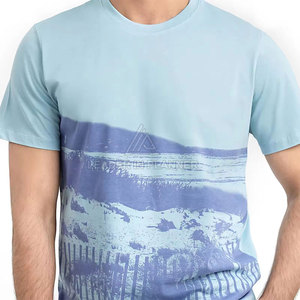 เสื้อยืดซับลิเมชั่นแบบสวมใส่สบาย เป็นมิตรกับสิ่งแวดล้อม สำหรับผู้ชาย ผ้าฝ้าย 100% ทรงหลวม พิมพ์ลาย ระบายอากาศได้ดี รับผลิตเสื้อยืดซับลิเมชั่นแบบ Private Label - Product Image 6