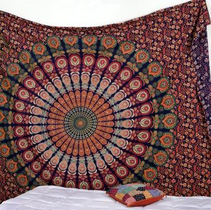 Tapiz Mandala Hippie Bohemio, Intrincado Tapiz Indio para Colgar en la Pared, Cubrecama Decorativo para Dormitorio, Sala de Estar y Hogar - Product Image 3