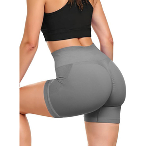 Shorts Deportivos de Cintura Alta para Mujer, con Tacto de Cachemira, Sensación de Lujo, Ultra Suaves, para Yoga y Entrenamiento - Product Image 2