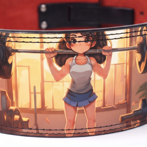 Ceinture de Powerlifting Premium à Levier Anime, Robuste, en Cuir Véritable 13MM, Unisexe, pour Entraînement - Product Image 4