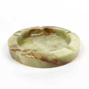 Bandeja Decorativa de Ónix Verde Multicolor en Forma de Burbuja, Bandeja de Servir de Piedra Natural Hecha a Mano, Proveedor Mayorista de Bandejas de Ónix de Lujo - Product Image 1