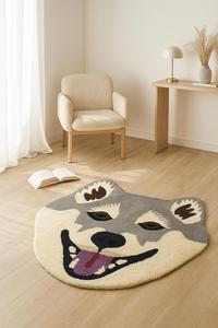 Custom Modern Designer Rug Hand Tufted white grey Color Soft Plush Cut Pile 15mm Solid Color Durable Floor <b>Carpet</b> for Home Picni - Product Image 1