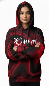เสื้อฮู้ดดี้โอเวอร์ไซส์สไตล์สตรีทแวร์สำหรับฤดูหนาว ดีไซน์ทันสมัย พิมพ์ลายแบบซับลิเมชั่นคุณภาพสูง พร้อมลายปัก สำหรับแบรนด์แฟชั่นไลฟ์สไตล์ - Product Image 2