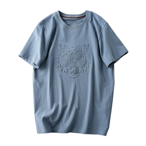 Camiseta de Hombre Oem Sostenible 100% Algodón Premium 230gsm, Corte Holgado Vintage, Estampado Personalizado en Relieve - Product Image 2