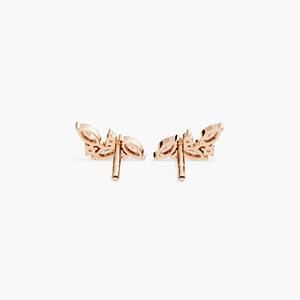 Pendientes de Oro Sólido de 14K con Diamantes Cultivados en Laboratorio de 0.35CT, Certificados por IGI, Elegantes para Novias, Bodas, Aniversarios y Fiestas - Product Image 6