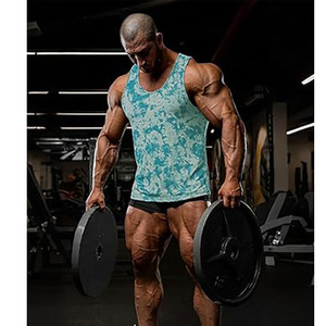 Camiseta sin mangas para correr para hombre – Camiseta de gimnasio de secado rápido – Chaleco deportivo transpirable para hacer ejercicio, entrenar y trotar - Product Image 2