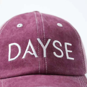 TRADE IN MFG Embroidered Trucker <b>Cap</b> 6-Panel Mesh Adjustable Unisex Casual Hat Front Logo Adult <b>Baseball</b> <b>Cap</b> - Product Image 3