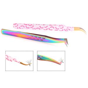 La pointe en fibre de points pointus lisses assure un contrôle parfait, idéal pour choisir des extensions de cils ultra légères de 0.03mm à 0.07mm - Product Image 1