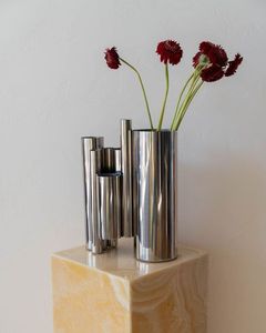 Handmade Bronze Tabletop <b>Vase</b> Minimalist Design <b>Decorative</b> Metal <b>Vase</b> for Home Interior - Product Image 2