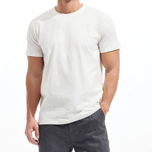 T-shirts pour hommes de haute qualité à bas prix, best-sellers, logo personnalisé imprimé, coupe classique, 100% coton, col rond, séchage rapide, respirant - Product Image 1