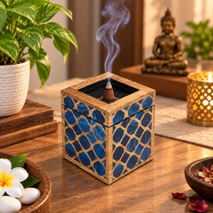 Quemador de Incienso Multifuncional de Resina Ecológica y Duradera MH SONS, Decoración para el Hogar, Fragancia, Meditación, Yoga - Product Image 4